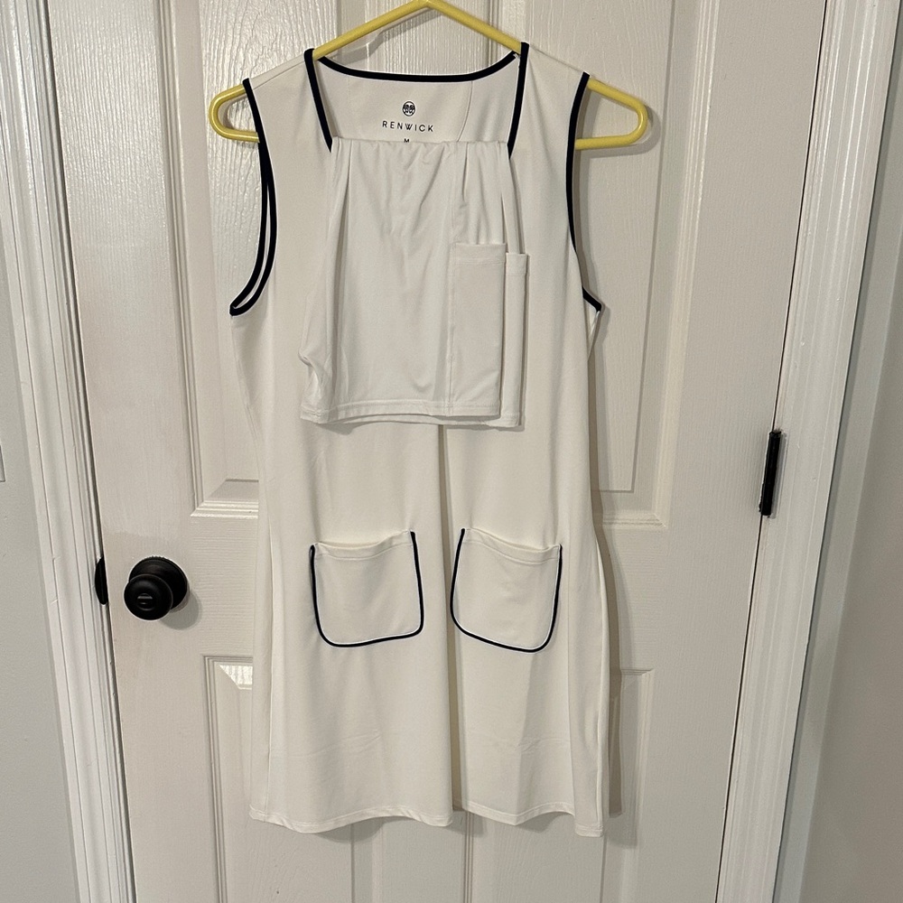 Renwick White & Navy Golf / Tennis Dress